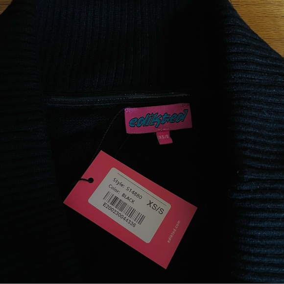 NWT Edikted Pandorah Knitted Romper - Picture 6 of 6